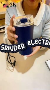 (3K Surabaya) Grinder Electric Untuk Kopi/Blender Penggiling Biji Beras Kacang Bubuk Kopi Portable