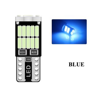 KEVANLY | 10PCS W5W T10 LED Bulbs Car Interior Reading Light Map Dome Lights Daytime Running Light Singnal Lamps 26SMD 4014 Canbus 6000K