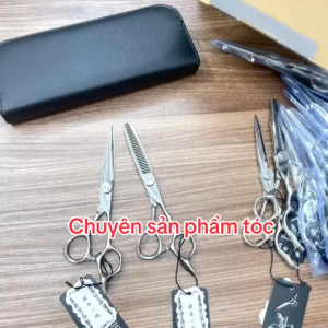 Kéo Chiến Binh Trắng 6.0 inch - Kéo cắt tóc cao cấp Nhật Bản S440C sắc bén độ cứng 62HRC
