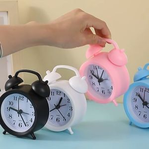 Mute Desktop Alarm Clock Childrens Multifunctional Alarm Clock Bedroom Living Room Clock Simple Decoration