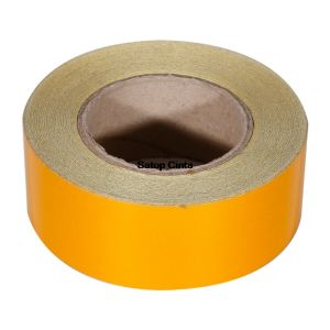 5cm*5m Reflective Sheeting Hazard Adhesive Warning Advertisement Slant Stripe Glass Bead Plain Reflectors Tape Sticker For Truck