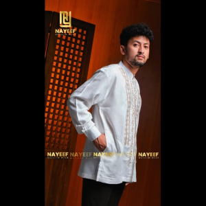 Baju Koko Pria Dewasa Lengan Panjang Terbaru Motif Bordir Madinah