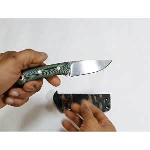 MERAN Knife M071 Bush Craft 3.25 Inch K110 c/w Kydex Sheath
