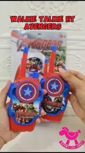 Avengers walkie talkie Mainan Anak Walkie Talkie Avengers Merah Biru E