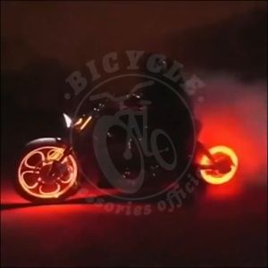 2PCS Motorcycle Bikecycle Wheel Tire Valve Colorful Led Pito Light Bike Car Safety Warning  Spoke Neon Flash LED Flash Lamps