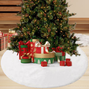 1PC Creative Christmas Tree Skirt 45/90CM Christmas Tree Foot Carpet Skirt Mat New Year Home Decoration Supplies