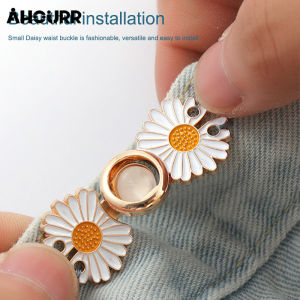 ตะขอกางเกง ตะขอโลหะ ตะขอกางเกงปรับเอ เข็มขัดโลหะสั้นปรับระดับได้สําหรับแกะชิ้นส่วนกางเกงยีนส์เข็มขัด