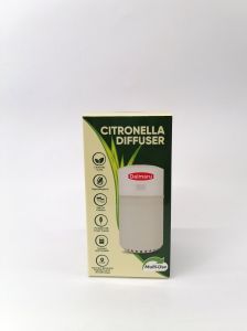 Daimaru Citronella Diffuser - Pure Citronella Extract - Indoors & Outdoors - Safe for Kids - Up to 30sqm Coverage - Multi-Use