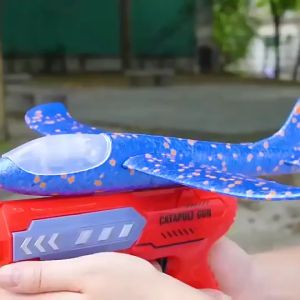 [VIDEO] Súng Bắn Máy Bay có đèn LED trang trí đẹp mắt Đồ chơi trẻ em ngoài trời - Xốp cứng chắc chắn tầm bắn lượn xa