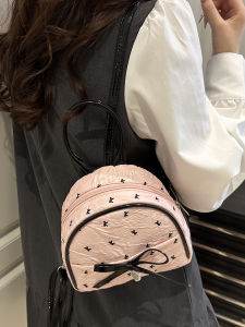 Túi Đeo Vai Nữ Thời Trang 2025 Túi Đeo Vai Da PU Mềm Có Khóa Kéo Túi Đeo Vai Thường Ngày Chống Thấm Nước Hình Tròn