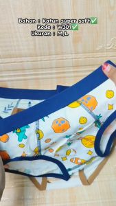 TYW301 Celana Dalam Anak Segitiga CD Anak Laki-Laki Motif Bahan Katun Random 4 Pcs