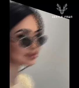 Gentle Fawn Kacamata Sunglasses Anti UV 400 Anti Silau Bahan Metal Style Oval Retro Fashion Wanita Trendy 006