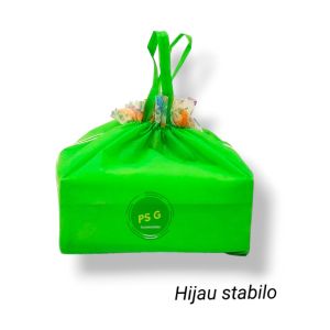 tas serut hajatan 20x20 Lusin (isi 12pcs) tas kotak nasi/syukuran/catering/seminar pembungkus kado
