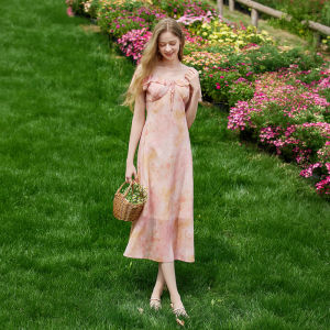 XIANGYING | New Elegant Ruffle Long Dress