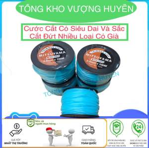 100 Mét Dây Cước Cắt Cỏ Vuông Xanh NHẬT BẢN  MITSUYAMA