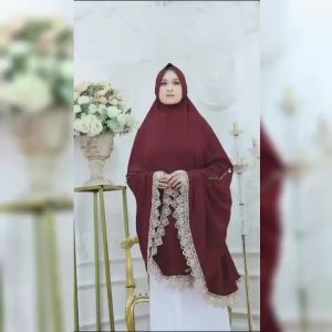 Hijab Instan Jumbo Pet Antem Ber-Renda Kode RENDATING Bahan Kringkel Premium By Ory AjeZas Collect