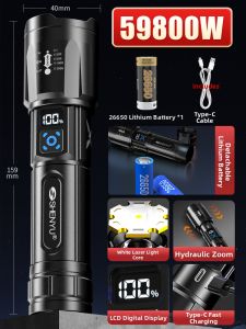 SHENYU | Rechargeable High Brightness LED Flashlight