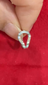 Poh Heng Jewellery 18K Inverted Teardrop Huggie Earrings in White Gold*Online Exclusive*