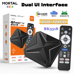 Android TV Box 2026 8K Voice Android 16 Q1mini+ Wifi 6 Dual UI Interface Support Google Voice BT 5.4 Media Player Set Top Box