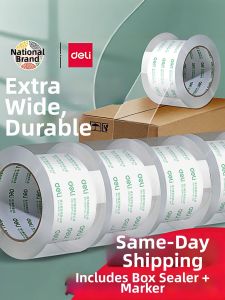 deli | High Stick Resistant Strong Clear Packaging Tape
