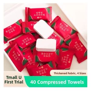 MONLEYTA | Travel Compressed Towels Disposable Face Washes Thickened Large Size Pure Cotton Soft Bath Towels Individually Packaged