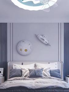DGY | Cartoon Design LED Ceiling Fan Light for Childrens Room
