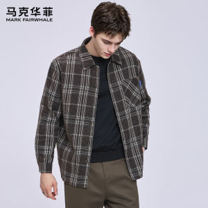 Mark Fairwhale | Luxurious Plaid Long Sleeve Mens Shirt Autumn Casual