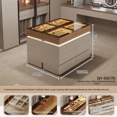 ZUNTONGGE | Compact Flap Top Vanity and Storage Cabinet 30cm