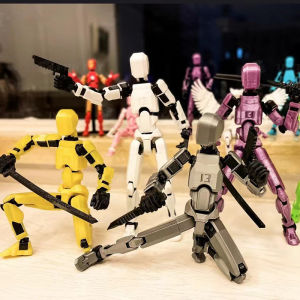 Dummy Lucky 13 Doll 3D Puppet Doll Multi-Joint Super Cute Cartoon Assemble Toy Puppet Model Combination