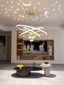 Modern LED Chandelier Nordic Pendent Lamp for Living Room Hanging Lights In Bedroom Ceiling Lamps Whit Remote Control