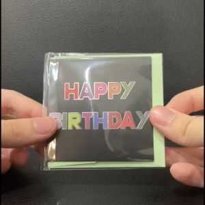 The Gift Gift Card Birthday Card Greeting Card Love Note Invitations Card Kad Hadiah Kad Kahwin Wedding Card(1pcs)