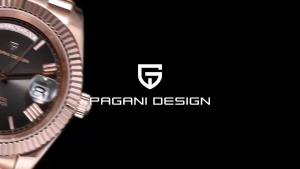 Pagani Design | Pagani Design 2026 New DD40 Mens Watches Top Automatic Mens Watch Luxury Sapphire Diving Mens Mechanical Watch Calendar Week