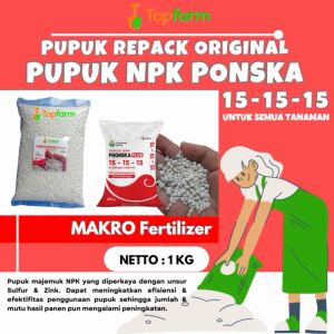 Pupuk Ponska Plus / Pupuk Ponskah 1 Kg / Pupuk Tanaman Ponska / Pupuk Npk Ponska / Pupuk Ponskah Putih / Ponska Plus Pupuk / Pupuk Phonska Repack / Pupuk Ponska 15 15 15 / Pupuk Kimia Ponska