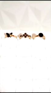 Cincin Titanium Wanita Anti Karat Perhiasan Perempuan Korea Mewah Elegan Anti Luntur