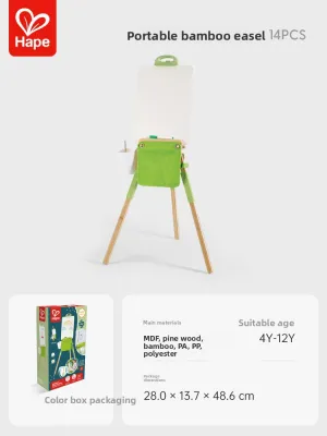 Hape | Elevating Dual-Sided Drawing Board Educational Toy