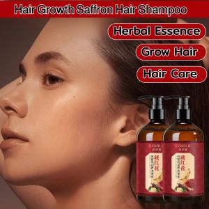 Saffron Hair Shampoo Hair Growth Anti-Hair Loss Repair Damaged Hair Anti-Dandruff Oil Control Hair Treatment Shampoo