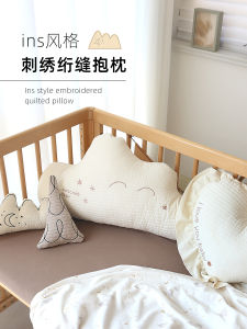 Love Heart Shaped Pillow Decorative Cushion for Baby Bed Head Photography Prop Sofa Window Decoration Nordic Style Polyester Fiber Filled Cotton