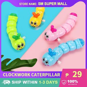【No-battery Needed】Caterpillar Crawling Clockwork Toys Cute Cartoon Animal Educational Wind Up Toy Kids Favor