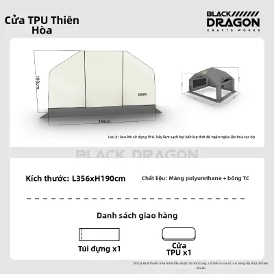 BLACK DRAGON | Lều Dã Ngoại Bơm Hơi Ngay Lập Tức