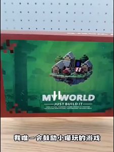 🔥My World🔥 Magnetic Block Set Building Blocks DIY Magnet Toy Assembly Childrens Educational Model Gift