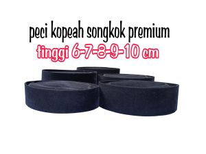 peci songkok kopeah polos kontesa anak anak dan dewasa premium tinggi 6-7-8-9-10