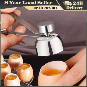 304 Stainless Steel Egg Scissors Eggshell Opener Double Head Metal Boiled Egg Creative Gadgets Kitchen Cooking Accessories Tools