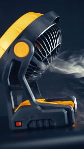 KEELAT 10inch Cordless Fan Rechargeable Battery Fan 120° Adjustment Fan Outdoor Camping Fan Table Fan LED Lamp Emergency Night Light Camping Outdoor Fan Heavy Duty Wireless Portable Fan