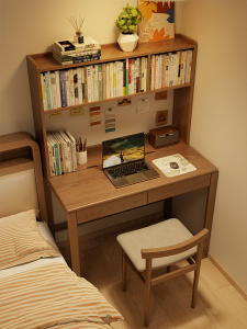DONGMU | Bookshelf Integrated Study Desk for Home and Student