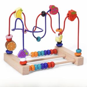 Baby Intelligence Development Early Education Toy Beads Stringing Toys for Boys And Girls Hand Eye Coordination Training