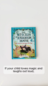 The Witches of Anderson House: Great Dragon Escape / A Spell of Disaster by Jennie Poh & Dave Lowe Award-Winning Creators | Ages 5+ | gift present | Witch Adventure Story Book