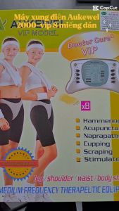 Máy matxa xung điện châm cứu thẩm mỹ trị liệu  Aukewel "Doctor Care" AK 2000IV ( 8 Miếng dán) BH 2 năm