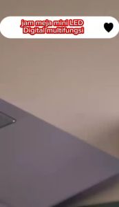 JD-2286 Jam Meja Digital Fitur Suhu Kalender Alarm Dan Tanggal Dengan Desain Mewah Bentuk Imut Mini