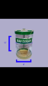 8Liters Round ACRYLIC Juice Container with free Sandok and flavor label (8x12)