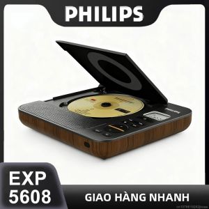 Philips EXP5608 Retro CD Player Máy Tính Để Bàn HiFi Stereo MP3 Loa USB/TF Bluetooth Không Dây Hộp Âm Thanh Gia Đình